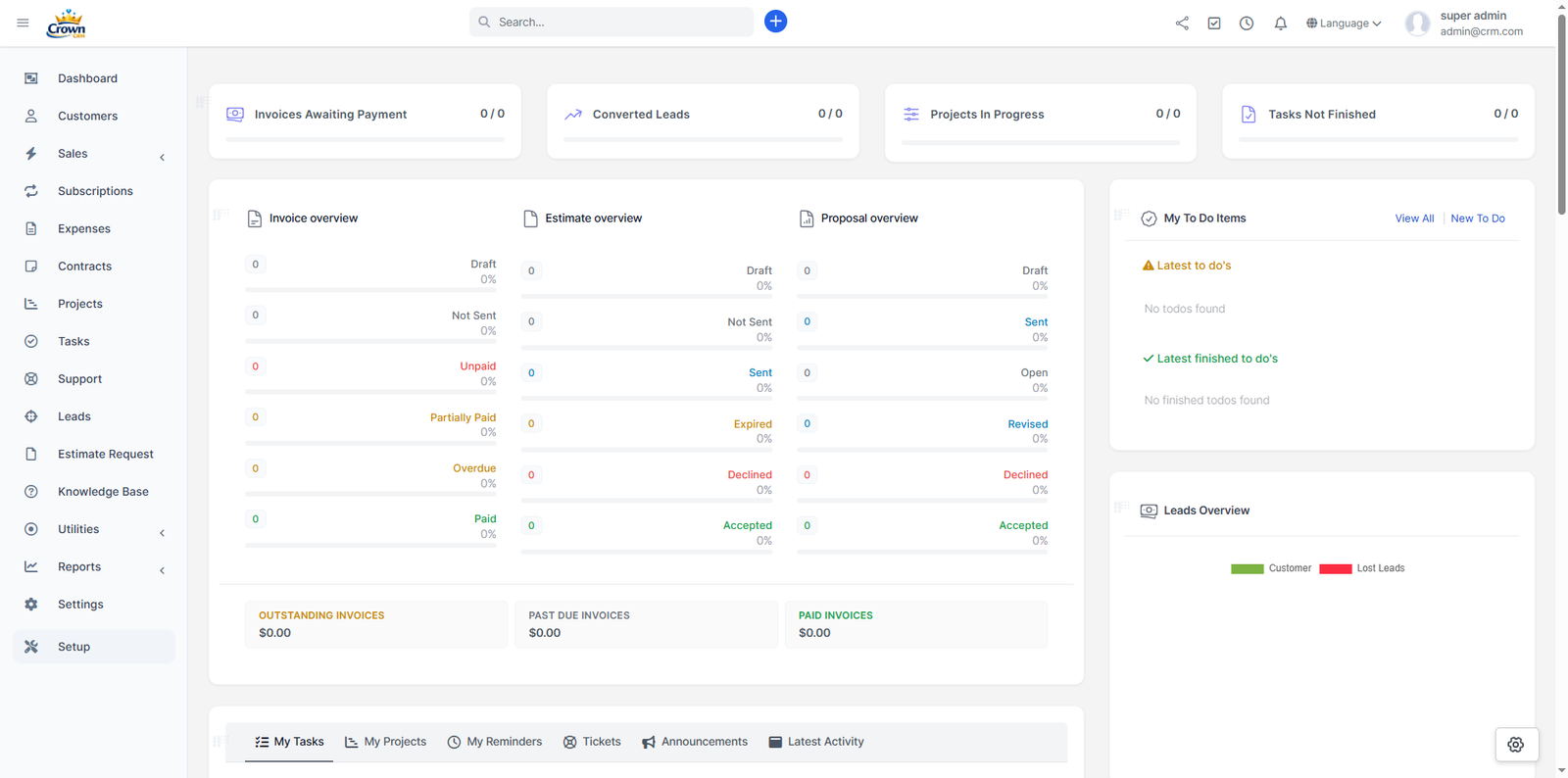 CRM System – Advanced Customer Relationship Management System
